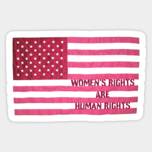 Women&#39;s Rights are Human Rights Sticker